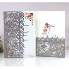 Lace Laser Cut Invitation Card Marriage Card Greeting Card Wholesale